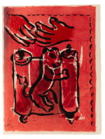 Vitraux pour Jérusalem. 1963. 7 lithographies originales. Tirage à 1/270 exemplaires.