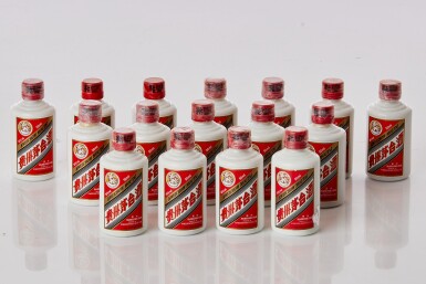 View full screen - View 1 of Lot 1101. 2013, 2014年產"飛天牌"貴州茅台酒 Kweichow Flying Fairy Moutai 2013, 2014 (16 BT5).