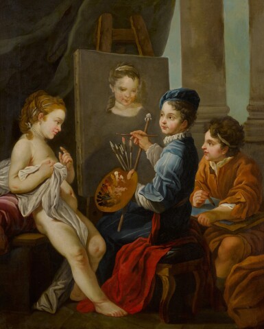 View full screen - View 1 of Lot 151. Allegory of Painting.