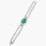 Emerald and Diamond Bracelet