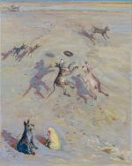 Eight Beach Dogs