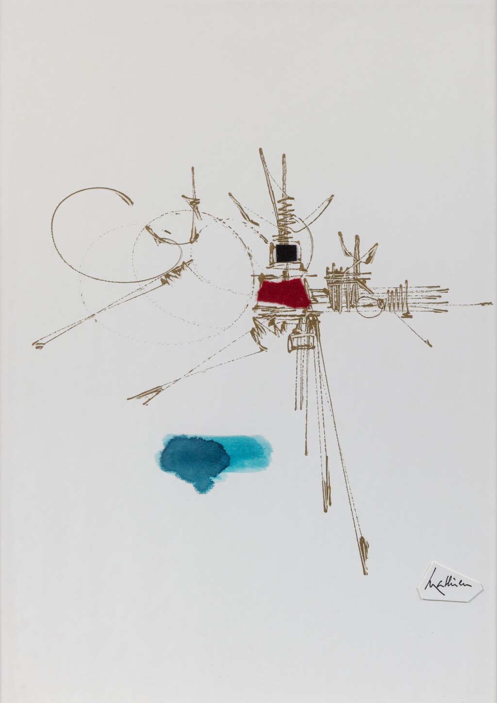 Georges Mathieu — Composition