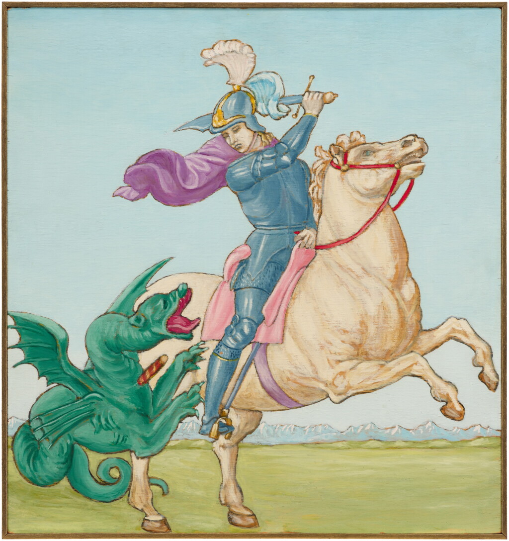 View full screen - View 1 of Lot 34. San Giorgio e il drago.