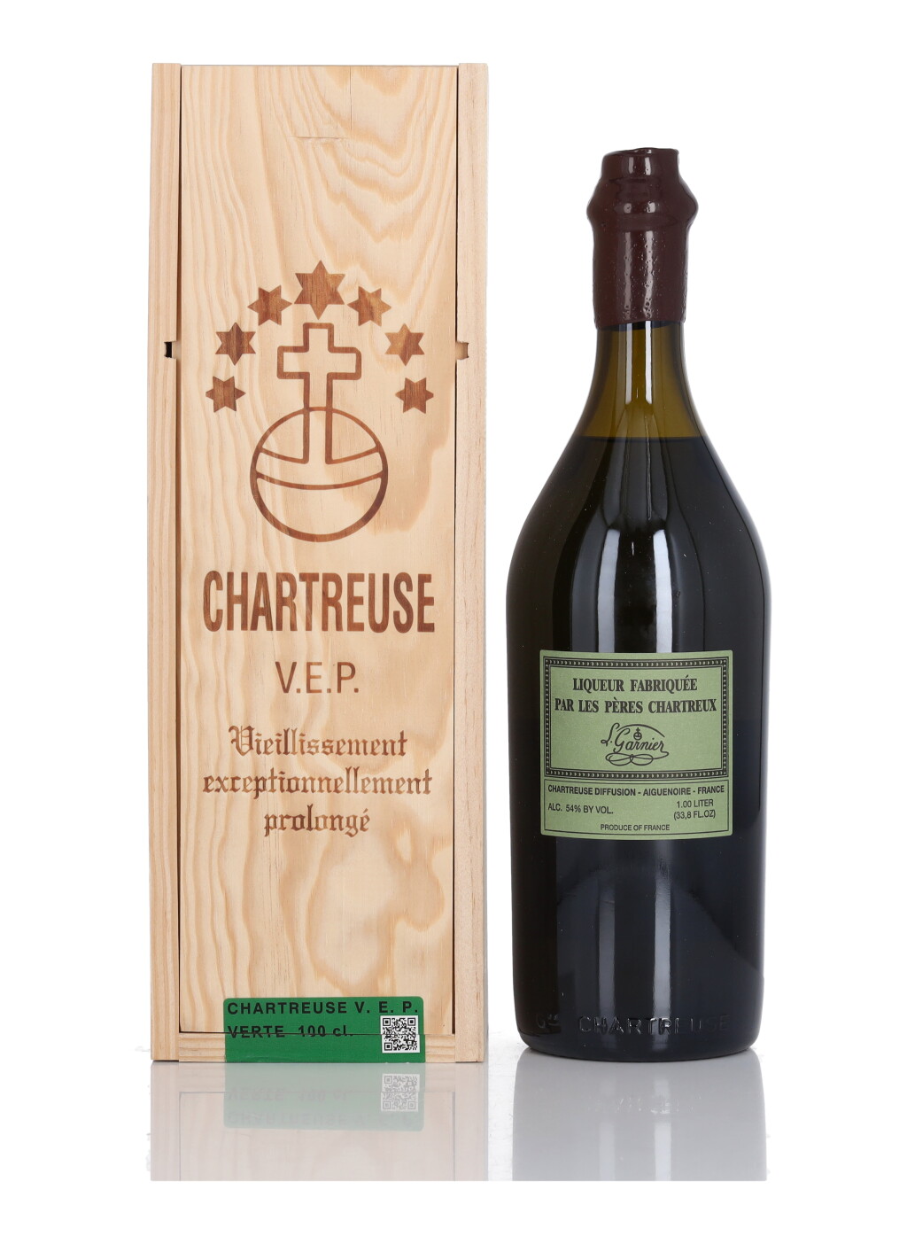 View full screen - View 1 of Lot 311. Chartreuse VEP Green 2024 Release 54.0 abv NV (1 Bottle Litre).