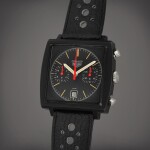 Monaco 'Dark Lord', Reference 74033 | A stainless steel PVD-coated chronograph wristwatch | Circa 1975 | 豪雅 | Monaco 'Dark Lord' 型號74033 | 精鋼PVD塗層計時腕錶,製作年份約1975