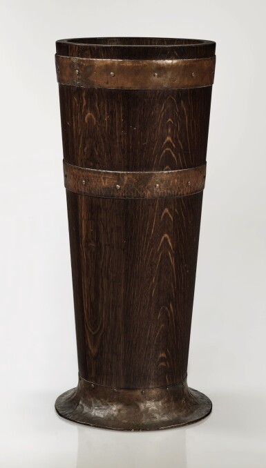 View full screen - View 1 of Lot 258. GUSTAV STICKLEY | UMBRELLA STAND MODEL, NO. 80.
