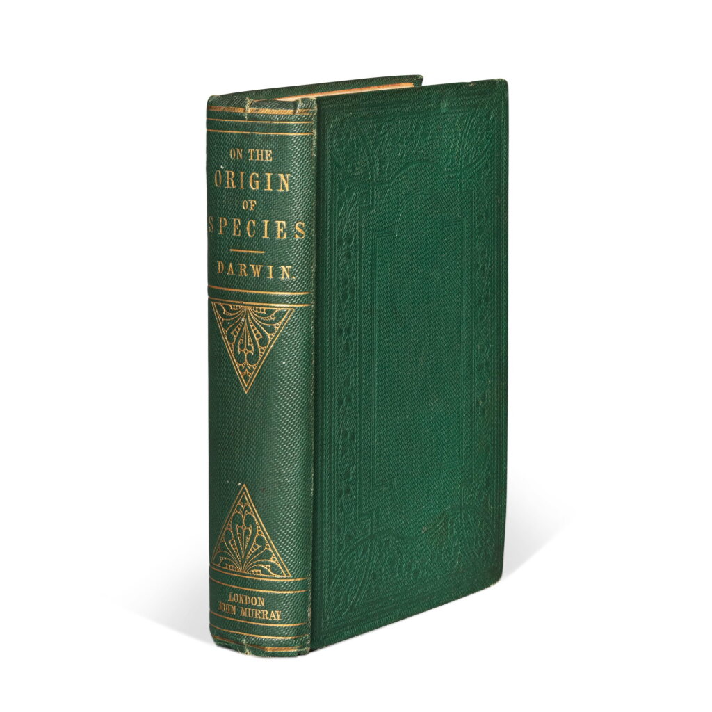 View full screen - View 1 of Lot 1010. Darwin, Charles | An exceptional copy of one of the greatest achievements of scientific discovery.