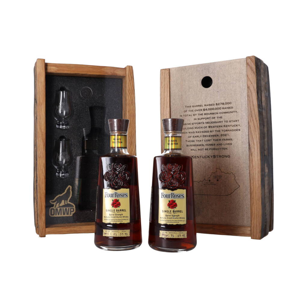 View full screen - View 1 of Lot 5321. Four Roses Single Barrel Private Selection 18 Year Old 60.5 abv NV (2 BT75).