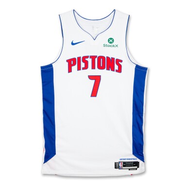 View full screen - View 1 of Lot 58. Paul Reed Detroit Pistons 2026 NBA Playoffs Eastern Conference Round 1 Game Issued Association Edition Jersey | Game 1 .