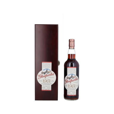 View full screen - View 1 of Lot 5211. Glenfarclas Single Cask 45 Year Old 46.0 abv 1961 (1 BT70).