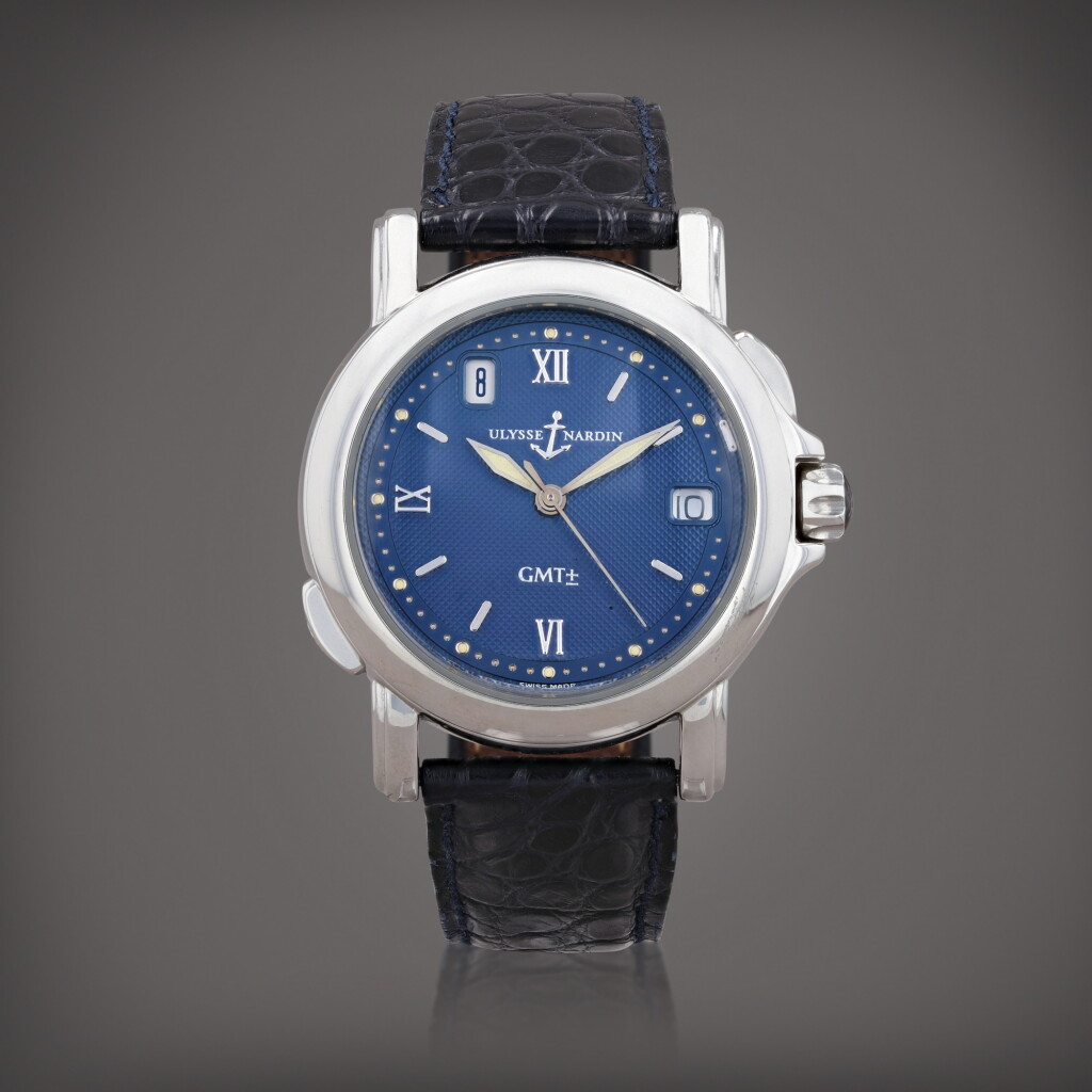 View full screen - View 1 of Lot 488. San Marco, reference 203-22 Montre bracelet en acier à double fuseau horaire et date | Stainless steel dual time zone wristwatch with date Vers 1996 | Circa 1996.