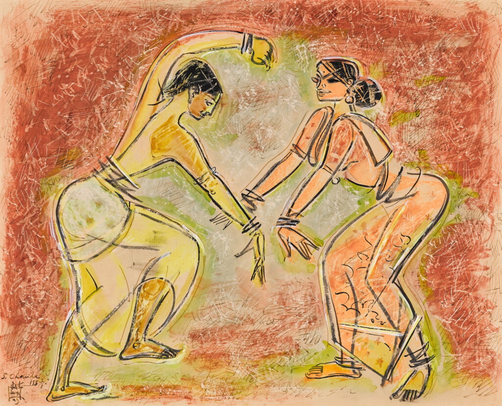 Voir en plein écran - Voir 1 du lot 55. Untitled (Dancers).