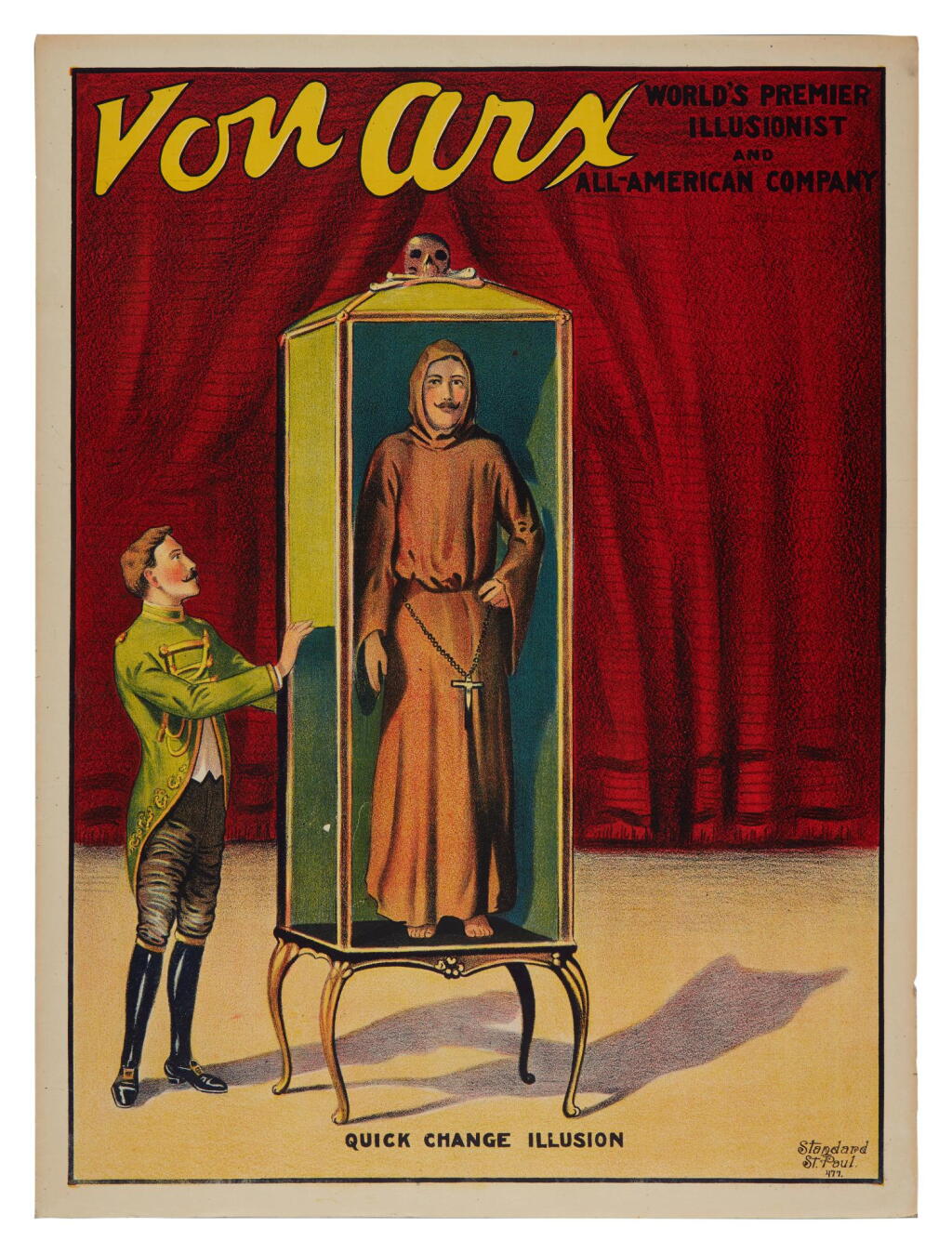 View full screen - View 1 of Lot 611. Von Arx (Charles Albert Nicol) | The Witch's Caldron and Quick Change Illusion.