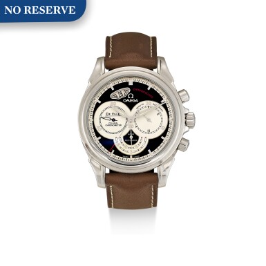 View full screen - View 1 of Lot 8249. OMEGA | DE VILLE, REFERENCE 4850.50.31 A STAINLESS STEEL CHRONOGRAPH WRISTWATCH WITH DATE, CIRCA 2011.