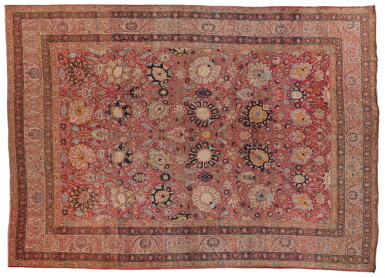 View full screen - View 1 of Lot 141. A Tabriz Carpet, Northwest Persia, Circa 1870.