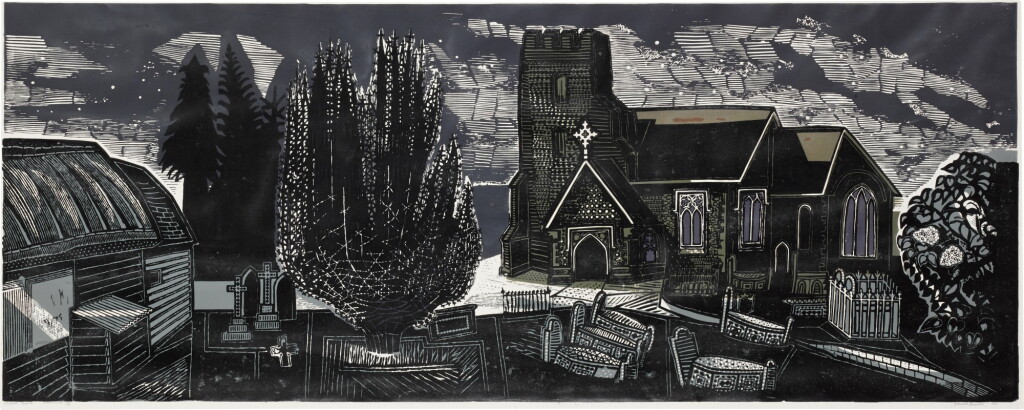 View full screen - View 1 of Lot 90. EDWARD BAWDEN | LINDSELL CHURCH.