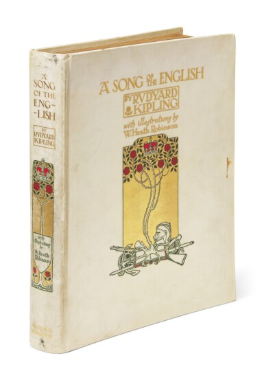 View full screen - View 1 of Lot 117. Robinson--Kipling, A Song of the English, 1909, signed.