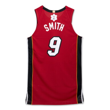 View full screen - View 1 of Lot 78. Dru Smith Christmas Day Miami Heat 2023-2024 Game Issued Statement Edition Jersey .