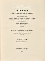 Philipp Franz Siebold, Nippon, reprint, 1930