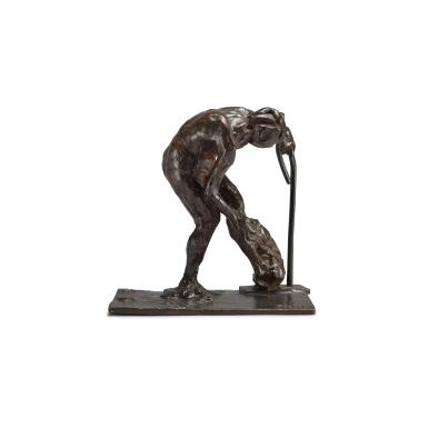 View full screen - View 1 of Lot 892. Femme se lavant la jambe gauche.