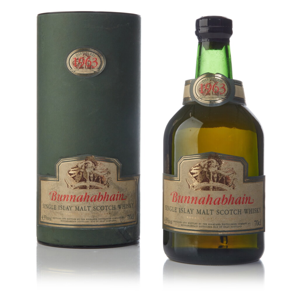 View full screen - View 1 of Lot 111. Bunnahabhain Vintage 43.0 abv 1963 (1 BT 70cl).
