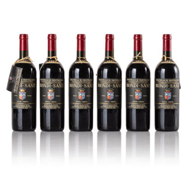 View full screen - View 1 of Lot 652. Brunello di Montalcino 1987 Biondi-Santi (6 BT).