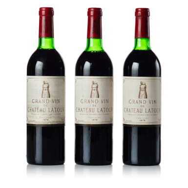 View full screen - View 1 of Lot 155. Château Latour 1978 (3 BT).