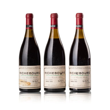View full screen - View 1 of Lot 480. Richebourg 1992 Domaine de la Romanée-Conti (3 BT).
