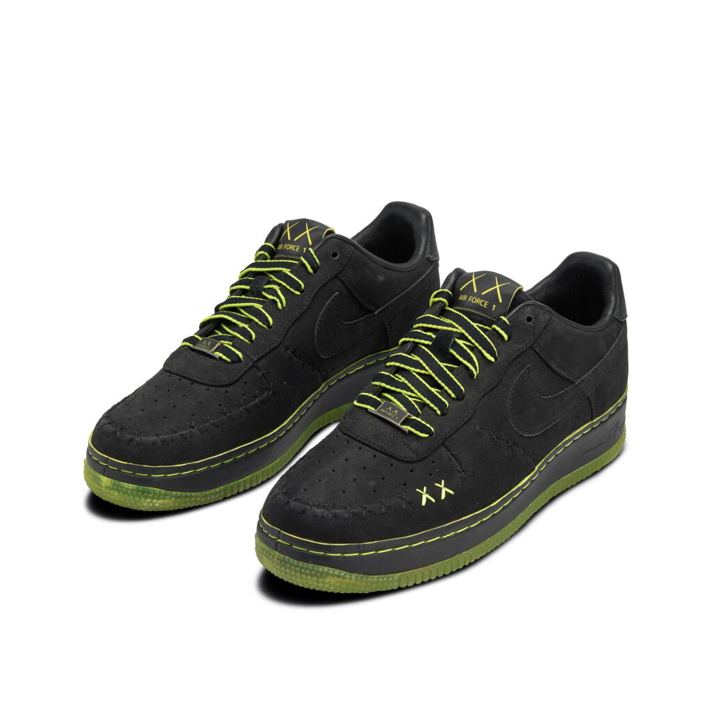 View full screen - View 1 of Lot 64. Nike Air Force 1 Low 1World ‘Kaws’ Sample | Size 7.