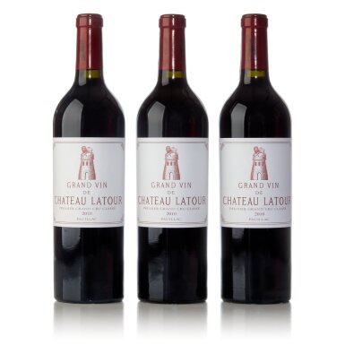 View full screen - View 1 of Lot 12. Château Latour 2010 (3 BT).