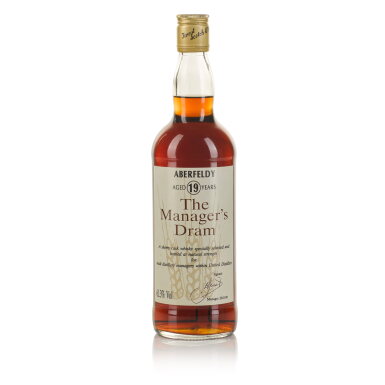 View full screen - View 1 of Lot 73. Aberfeldy The Manager's Dram 19 Year Old 61.3 abv NV (1 BT 70cl).