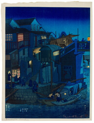 View full screen - View 1 of Lot 93. ELIZABETH KEITH (1887-1956) MOONLIGHT SOOCHOW, TAISHO PERIOD (20TH CENTURY).