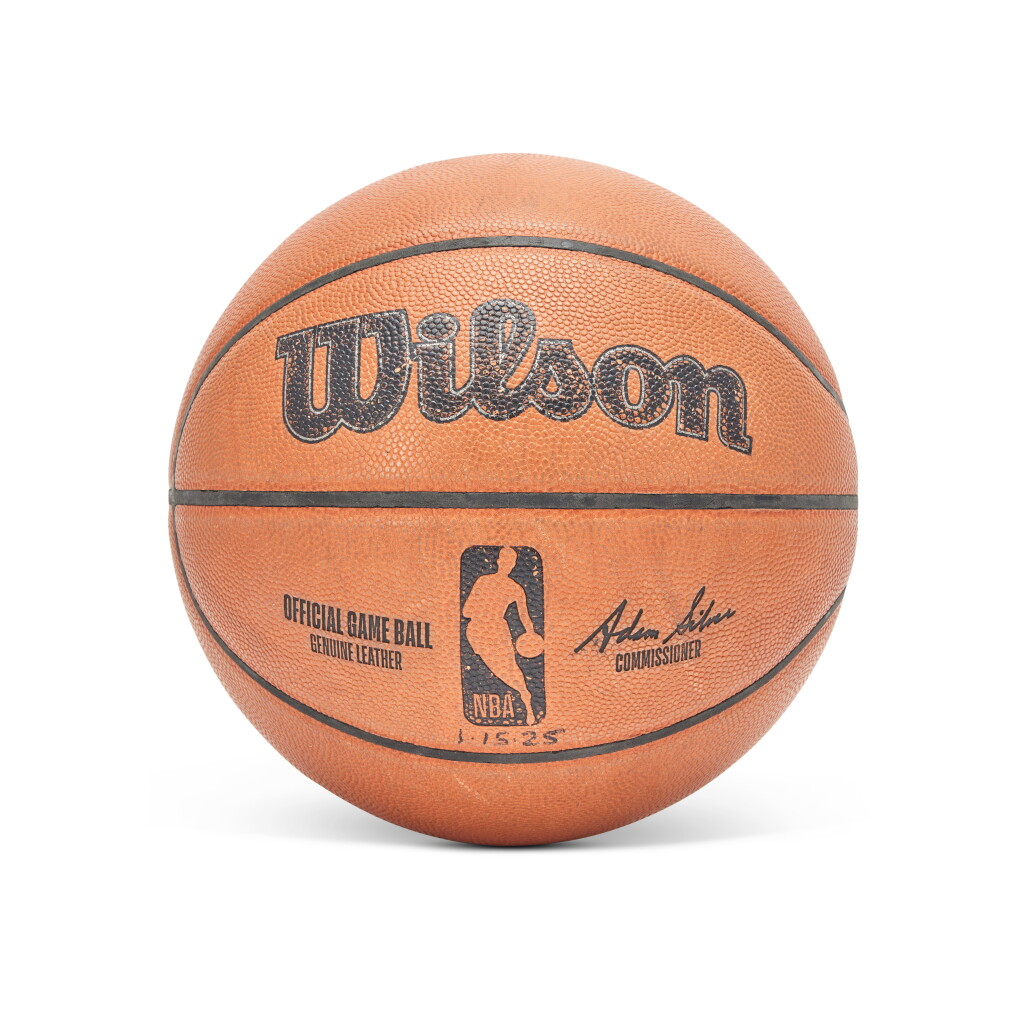 View full screen - View 1 of Lot 20. Game Used 2024-2025 Milwaukee Bucks vs Orlando Magic Basketball.