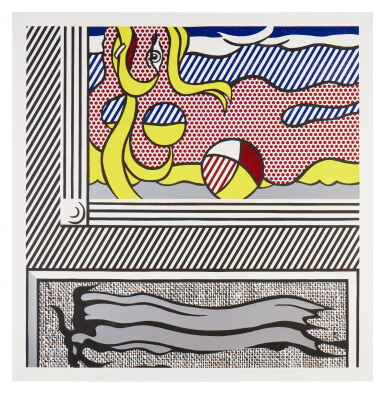 View full screen - View 1 of Lot 535. Two Paintings: Beach Ball, from the "Paintings" series.