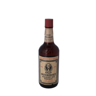 View full screen - View 1 of Lot 202. Old Overholt Rye 86 proof NV (1 4/5 QUART).