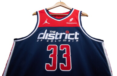 View full screen - View 1 of Lot 191. Kyle Kuzma Washington Wizards 2023-2024 Game Worn Statement Edition Jersey .