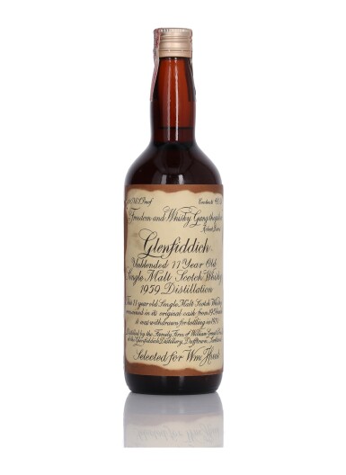 View full screen - View 1 of Lot 53. Glenfiddich 11 Year Old 100 Proof 1959 (1 Bottle 4/5 Quart).
