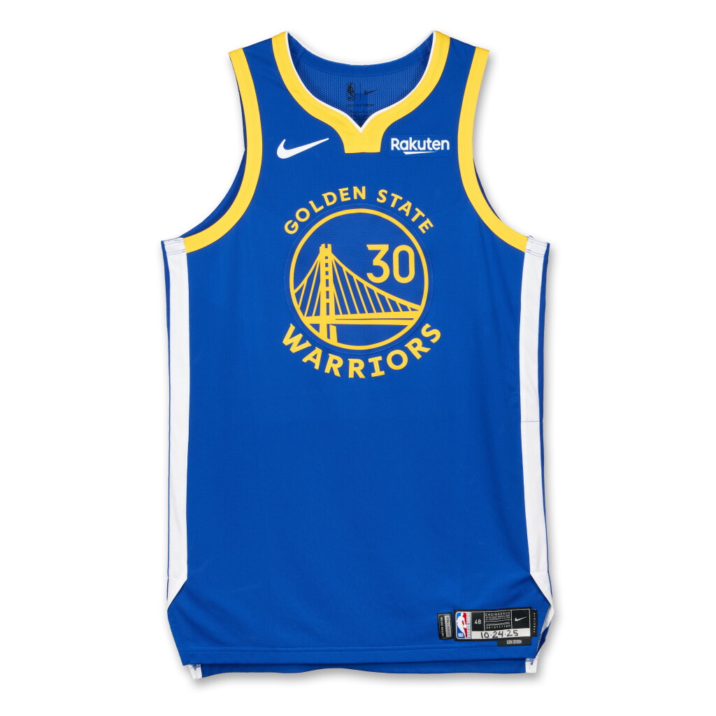 View full screen - View 1 of Lot 2. Stephen Curry Golden State Warriors 2025-2026 Game Worn Icon Edition Jersey | 35 Points.