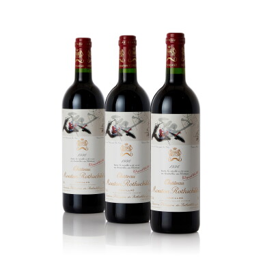 View full screen - View 1 of Lot 1066. Château Mouton Rothschild 1996 (10 BT).
