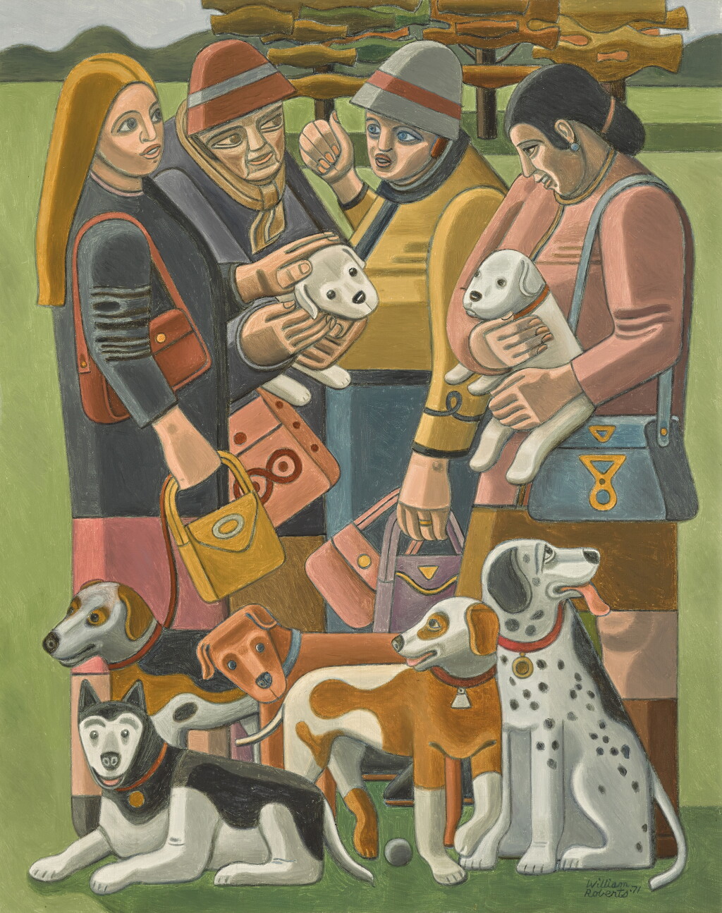 View full screen - View 1 of Lot 703. Dog-lovers.