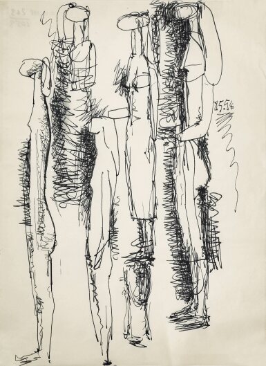 View full screen - View 1 of Lot 11. Etudes de femmes.