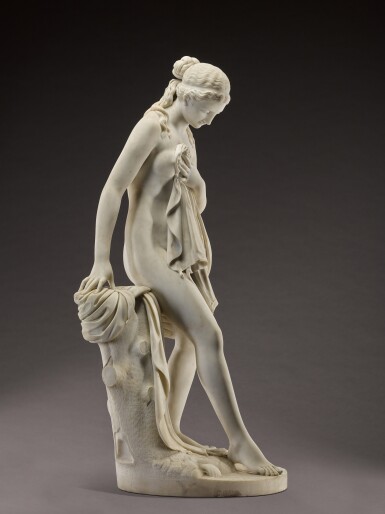 View full screen - View 1 of Lot 18. Girl entering the bath.