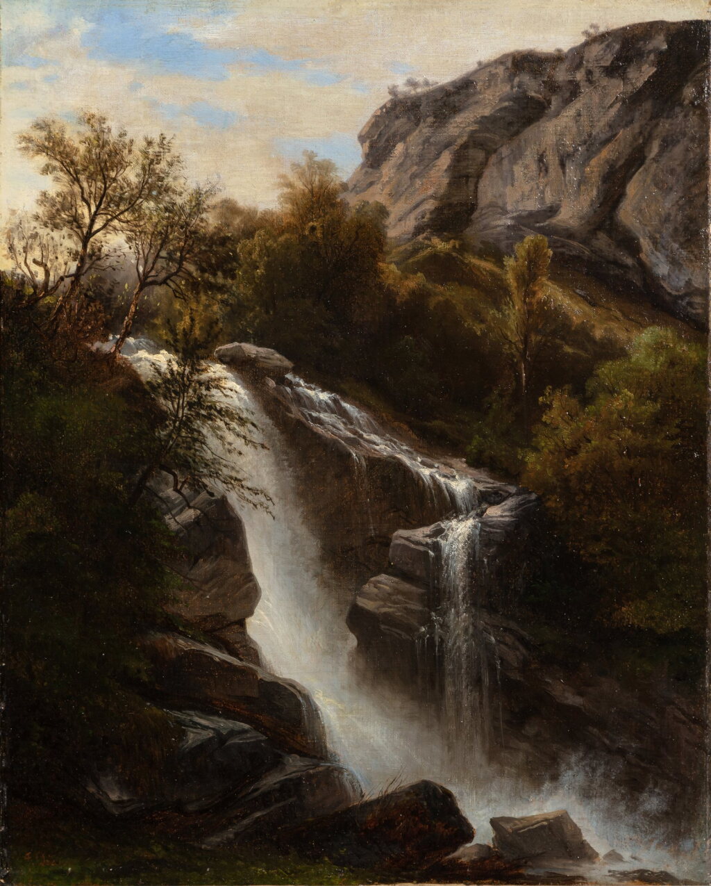 View full screen - View 1 of Lot 45. The Lower Reichenbach Falls.