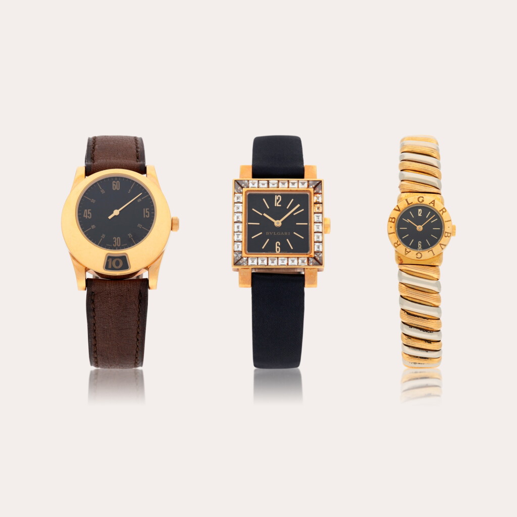 View full screen - View 1 of Lot 386. A set of three wristwatches - Circa 1995.