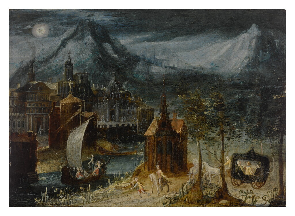 全螢幕檢視 - 查看619River landscape with an elegant company in the foreground的1