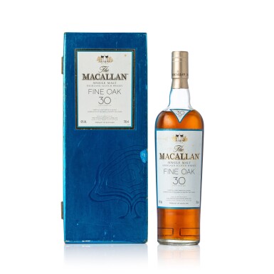 View full screen - View 1 of Lot 5015. The Macallan 30 Year Old Fine Oak 43.0 abv NV (1 BT70).