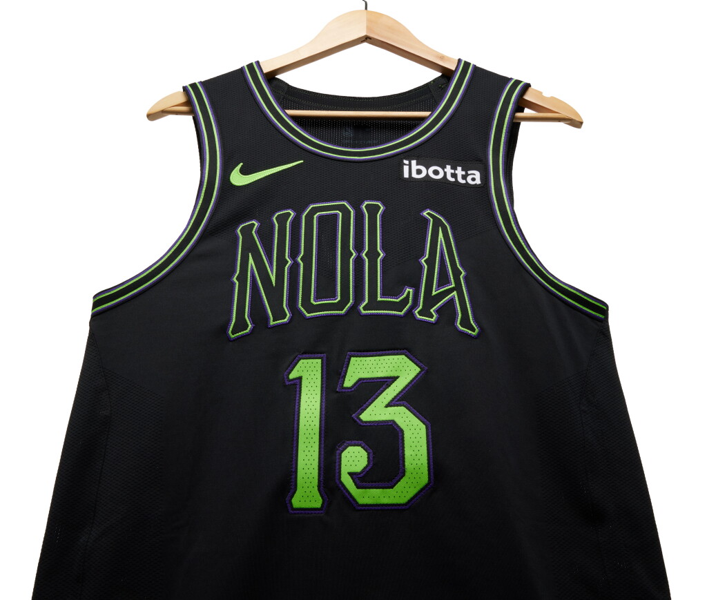View full screen - View 1 of Lot 60. Kira Lewis Jr. New Orleans Pelicans 2023-2024 In-Season Tournament Game Worn City Edition Jersey.
