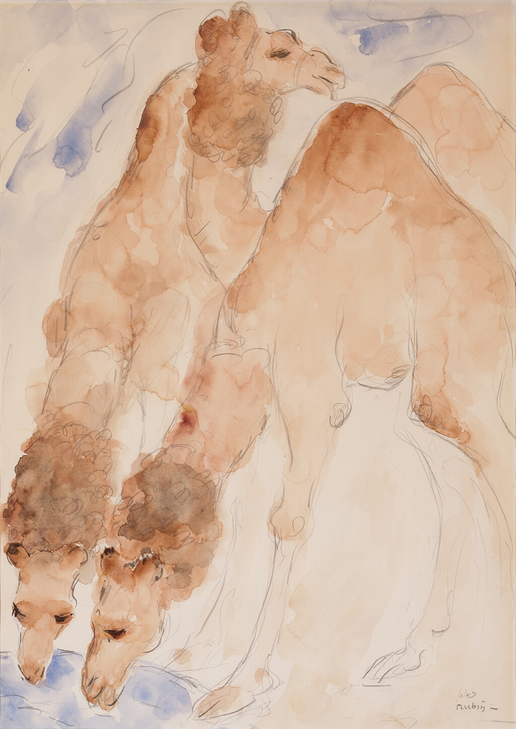 View full screen - View 1 of Lot 570. Three Camels.