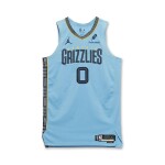 Jaylen Wells Memphis Grizzlies 2025-2026 Emirates NBA Cup Game Worn Statement Edition Jersey