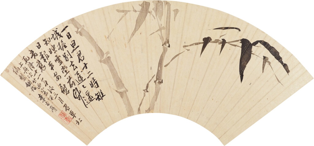View full screen - View 1 of Lot 5049. 李方膺 墨竹|Li Fangying, Ink Bamboo.